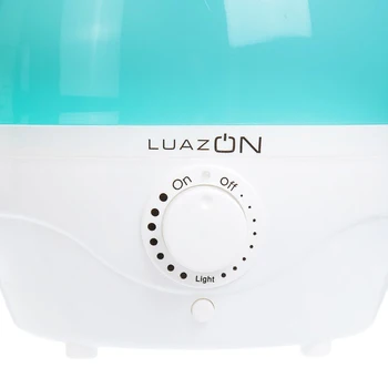 Gaisa mitrinātāju, LuazON LHU-04, ultraskaņas, 2 L, 18 W, balta-zaļa