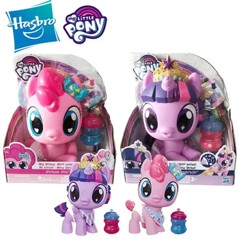 Hasbro My Little Pony Rotaļlietu Komplekts Draudzība Ir Burvju Twilight Sparkle Pinkie Pie Retums PVC Darbības Rādītāji Lelles Balss Lelle