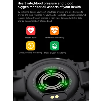 I2 Smart Skatīties Asins Spiediena, Skābekļa Uzraudzības Aproce Aproce Sirds ritma Monitors Fitnesa Tracker Vīriešiem Sievietēm