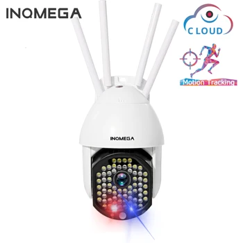 INQMEGA 1080P Mākonis, Wifi Kameru PTZ Ātrums Dom Ūdensizturīgs 2MP Full Color CCTV Drošības Novērošanas IP Kameras 4X Digital Zoom