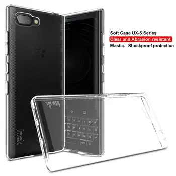 Imak Pārredzamu TPU Case For BlackBerry Key2 Mīksta Silikona Case BlackBerry KeyTwo Segtu 1.3 mm Biezums