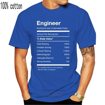 Inženieris Uzturu Uztura Fakti, Smieklīgi 2020. Gada Vasaras Modes Topi Un T-Veida, Drukāšanas Gadījuma Kokvilnas Vīriešu T Kreklu Online Dizains