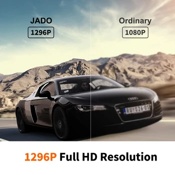 JADO G830 Auto Dash Kameru, Dubultā ierakstīt HD Nakts Redzamības videokameru, Auto Kamera 10 Collu Auto Dvrs 1296P IPS Ekrānu Ieraksti