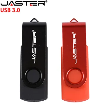 JASTER High Speed USB 3.0 Flash Drive Roation Pendrive USB3.0 Pildspalvu Flash Memory Stick 64GB, 32GB 16GB Metāla U Diska
