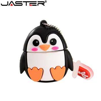 JASTER Karikatūra 64GB gudrs Pingvīns, pūce bišu fox dzīvnieku USB Flash Drive 4GB 8GB 16GB 32GB Pendrive USB 2.0 Usb stick