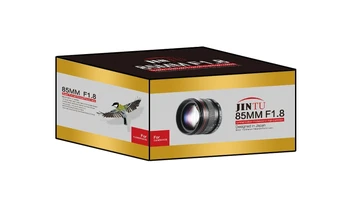 JINTU 85mm f/1.8 Portrets Aspherical Telefoto Objektīvs Nikon D5400 D3200 D3400 D5200 D5600 D7200 D800 D810 DSLR Kameras