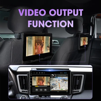 JMCQ Android 9.0 2G+32G Auto Radio Multimidia Video Atskaņotājs Navigācija GPS Stereo Toyota RAV4 RAV 4 2012-2018 2din Galvu Vienības