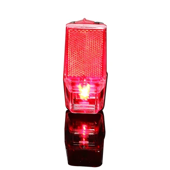 JS Sarkanās LED Velosipēda Aizmugurējās Gaismas Kronšteins uz Spārna, ar Akumulatora Drošības Brīdinājums Velosipēdu Astes gaismas Lampa Bycicle Piederumi MTB