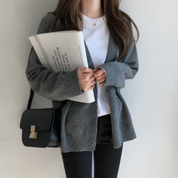 Jauns Džemperis Sieviešu Jaciņa Modes Befree korejiešu Stilā, Ziemas Drēbes Zaudēt Labāko Garš Trikotāžas Džemperis Sievietēm Sieviešu Mētelis 2020