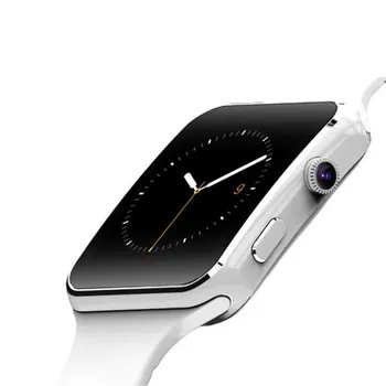Jauns X6 Smart Skatīties ar Kameru Touch Screen Atbalsta SIM TF Karte Bluetooth vīriešiem Smartwatch iPhone Xiaomi Android Tālrunis