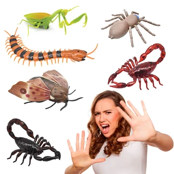 Jaunu Infrasarkano RC Tālvadības Dzīvnieku, Kukaiņu Rotaļlietas Simulācijas Scorpion Spider Kožu Palaidnība Joki Triks Rotaļlietas Bērniem Smieklīgi Jaunums Dāvanas