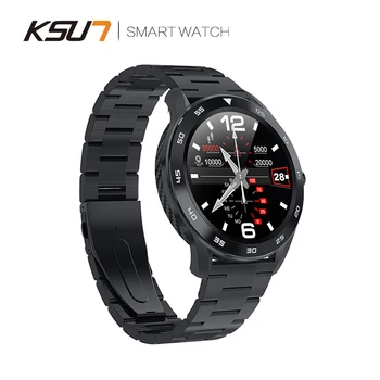 KSR909 Smart Skatīties Pilna Ekrāna Pieskarieties IP68 Ūdensnecaurlaidīga EKG Atklāšanas Maināms Zvani Smartwatch Fitnesa Tracker Smart Aproce