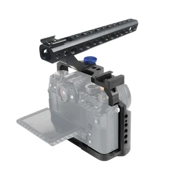 Kamera, Būris, Vestes, Rokturi, Rokturis Augšpusē Karstā Apavu Mount DSLR Fujifilm XT-20 XT-30 Fuji XT20 XT30 Stabilizators Form-Fit aizsargrāmi