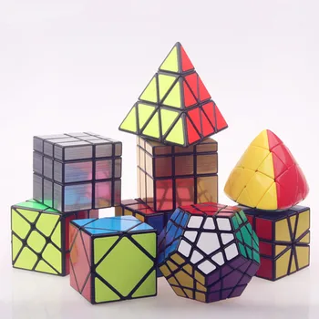 Konkrētu Puzzle Pyramidcube Burvju Ātrums Cube Profissional Uzstādīt Megaminxeds Mastermorphix Riteņiem Īpašu Formu Spoguļu Kuba