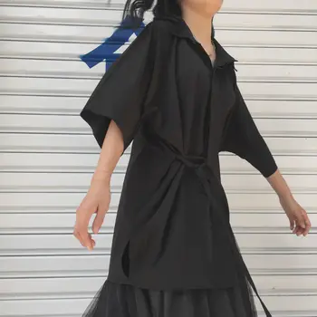 Krekli Sieviešu Vasaras Kimono, Blūzes, Cieta Visi-mača, Japānas Sieviešu Harajuku Pārsējs Dizains Retro Šiks Stilīgs Milzīgais Topi Tirdzniecība