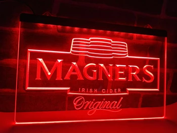 LE148 - Magners Īrijas Sidrs Bārs, Alus Krogs LED Neona Gaismas Zīme, mājas dekoru amatniecības
