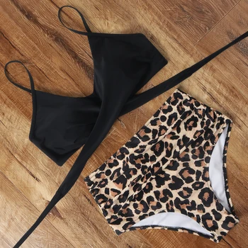 Leopard Peldkostīms Sievietēm Čūska Drukāt Bikini 