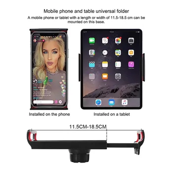 MAMEN RGB 10 collu Selfie Gredzenu gaismas led Aptumšojami 26cm Fotogrāfija Apgaismojums Video Studija Foto Ar Telefonu Youtube iPad Turētājs