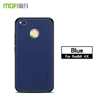 MOFi Apbalvojumus Sērijas Gadījumā Xiaomi Redmi 4X Pīt Dizaina TPU DATORU Aizsardzības Telefonu Gadījumā Vāks Redmi 4X Audums Gadījumā