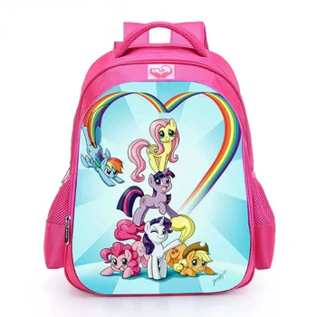 Mans mazais ponijs mugursomas unicorn cute karikatūra studentu schoolbag baby meitenes plecu grāmatu maisiņi ar Lielu jaudu