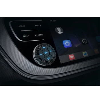 Melns Auto Stūre Kontrolieris Bezvadu Kontrolieris Pogas Bezvadu ligent Vadības Automašīnas Bluetooth Adapteris 7 Atslēga