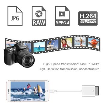 Micro SD Kartes Lasītājs Zibens SD Karšu Lasītājs Kamera Adapteris TypeC OTG Card Reader for Macbook Mobilo Telefonu IOS USB-C