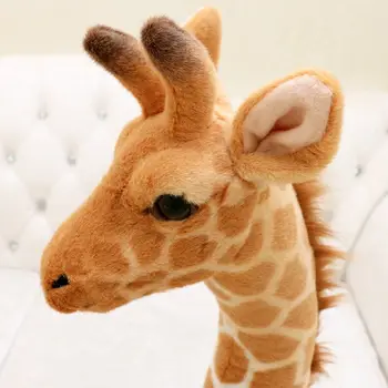 Milzīgs Reāli Žirafe Plīša Rotaļlietas Gudrs Pildījumu Dzīvnieku Lelles Mīkstas Simulācijas anime Žirafe ziemassvētku un Dzimšanas dienas Dāvana Mazulim Bērniem Dāvanu