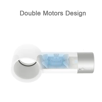 Mini Portatīvo Rokas Bladeless Ventilators, braucot Āra USB Lādējamu Akumulatoru Darbināmi Gaisa Dzesētāja Radošo Dzesēšanas Ventilators