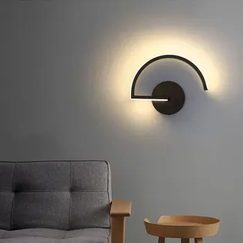 Mūsdienu dividuality radošumu LED sienas lampa iekštelpu pagalms, koridora, guļamistabas sienas sconce mājas uzlabošana dzelzs sienas gaismas