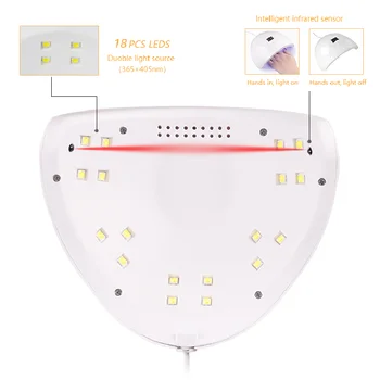 Nagu UV Lampas/LED Lights Pārnēsājamu USB Ports Pasūtījuma Žāvētājs Visu Veidu Želeja Ar Kustības Sensoru Mājas Lietošanai Manikīra Instrumenti, Vairumtirdzniecība