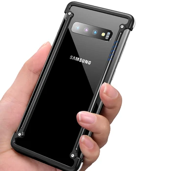 Oatsbasf Luksusa Metāla Case For Samsung Galaxy S10 S10 Plus S10e Personības Metāla Buferi Aptver triecienizturīgs Gadījumā