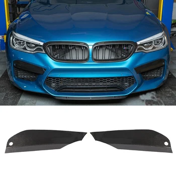 Oglekļa Šķiedras Priekšējā Bufera Lūpu Sadalītāji BMW F90 M5 2018 - 2020 Miglas Lukturi Vāka Uzlīme Cupwings Winglets