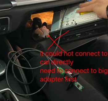 Oriģinālo Audi A3 S3 RS3 modificētu Carplay USB interfeiss mazo kontaktdakšu 8V1035726 Stereo Audio Piederumi