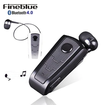 Oriģināls Fineblue F910 Bezvadu Bluetooth V4.0 Austiņas In-Ear Vibrējošais Signāls Valkāt Klipu Hands Free Austiņas Viedtālruņiem