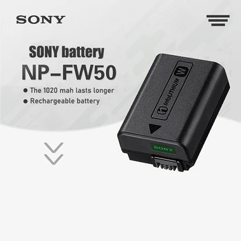 Oriģinālu Sony 7.2 v NP-FW50 NP FW50 NPFW50 1080mah Litija Akumulators NEX-7 NEX-5R NEX-F3 NEX-3D Alfa a7II Kamera Šūnu