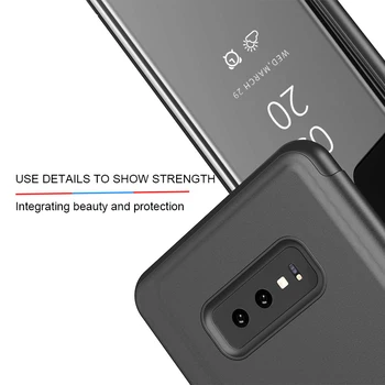 Piemērots Samsung note20 tālruņa korpusa S20+ spogulis tālruņa korpusa m51 galvanizācijas smart s10 flip maciņš seguma