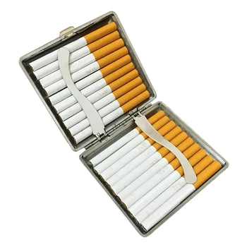 Portatīvo Cigarešu Etvija 20 Nūjas Vīriešiem Dāma Biznesa Cigarešu Etvija Lodziņā Dzelzs Klips Piestiprināts Cigarešu Etvija Cigaretes Aksesuāri