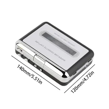 Portatīvo MP3 Kasešu Uztveršanas MP3 USB Tape PC Super MP3 Mūzikas Atskaņotājs Audio Converter Magnetofoni Atskaņotāji, Kasešu-to-mp3 ONLENY