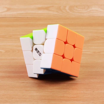 QiYi MoFangGe Qiyi DV Sērijas 3x3x3 Magnētisko Magic Cube Profesionālās Cube Puzzle Stickerless Magnēti, Qiyi M S Ātrumu Cube 3x3
