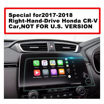 RUIYA Auto Navigācijas Ekrāna Aizsargs, Lai CRV EX EX-L Touring Tiesības Stūres 7Inch 2018 2019 Centrālās Vadības Ekrānu