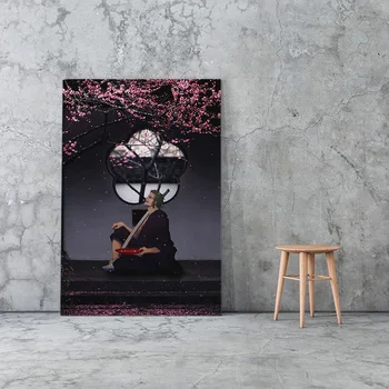 Roronoa Zoro Viens Gabals estētisko anime kanvas glezna, sienas dekori mākslas guļamistaba pētījums mājas dzīvojamā telpu dekorēšana izdrukā plakātu