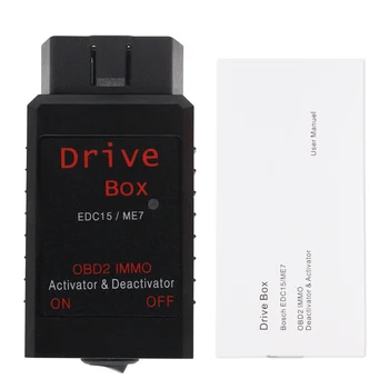 Rūpnīcas Cenu OBD2 VAG Disku Kastes EDC15/ME7 OBD2 IMMO Deactivator Aktivators DriveBox VAG Kaste