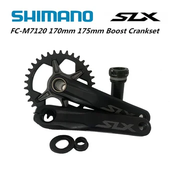 SHIMANO SLX FC M7100 M7120 Crankset 12S MTB Velosipēds Chainwheel 170mm 175mm 30T 32T 34T 36-26T MT800 Apakšējā Stiprinājuma M7100 Crankset