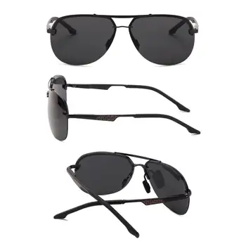 SPLOV Retro Modes Izmēģinājuma Braukšanas Saulesbrilles Vīriešiem, Sievietēm Polarizētas Saules Brilles Metāla Rāmis Pavasara Eņģēm Klasiskās Brilles UV400