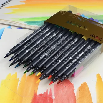 STA3110 80 Krāsas Mākslas Marķieri, Pildspalvas Birste, kas Dual Devās Šķidrums-tintes DIY Grafiti Animācija Manga Zīmēšanas Pildspalvas un Kancelejas Piederumi