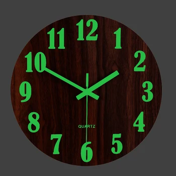 Sienas Pulkstenis Par Kazlēnu, Radošo Sienas Skatīties Mūsdienu Mēmā Elektriskā Nakts Gaisma Pulkstenis Mēness Reloj Cocina Bezmaksas Piegāde Mākslas Dekoru GG50gz