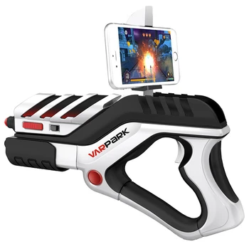 Smart Radītājs AR Spēļu Pistoli, Rotaļu Jautri Sporta Airsoft Gaisa Pistoles Multiplayer Interaktīvas Virtuālās Realitātes Šaut Bluetooth Vadības Spēli