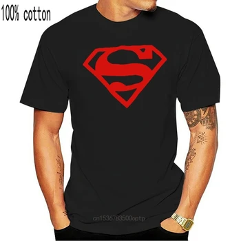 T krekls Vīriešiem smieklīgi Komiksi Superboy Logo T-Krekls