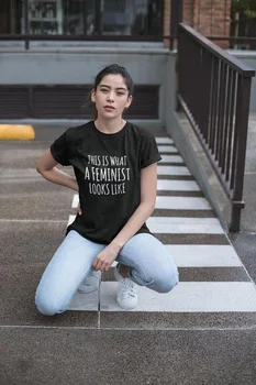 Tas Ir tas, Ko Feministu T-krekls Izskatās, Tumblr Citātus Krekls Vasaras Modes Harajuku Ullzang T Krekls ar Sakot Drēbes