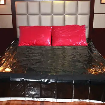Thumbedding Ūdensizturīgs Black Luksusa Palagi Pilns Queen, King Size Augstas Kvalitātes gultas Pārklājs par Sexy Izmantot